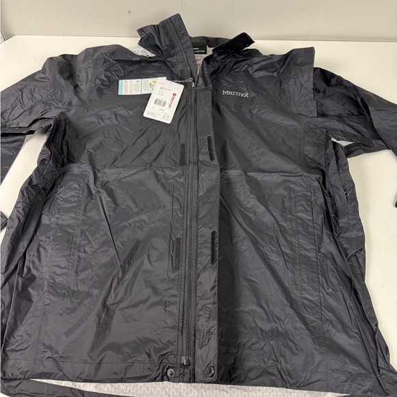 Marmot Precip Eco NanoPro Waterproof Windbreaker Jacket NWT Packable NWT New - Picture 7 of 12